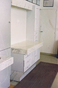 Rajout de marbre sur meuble